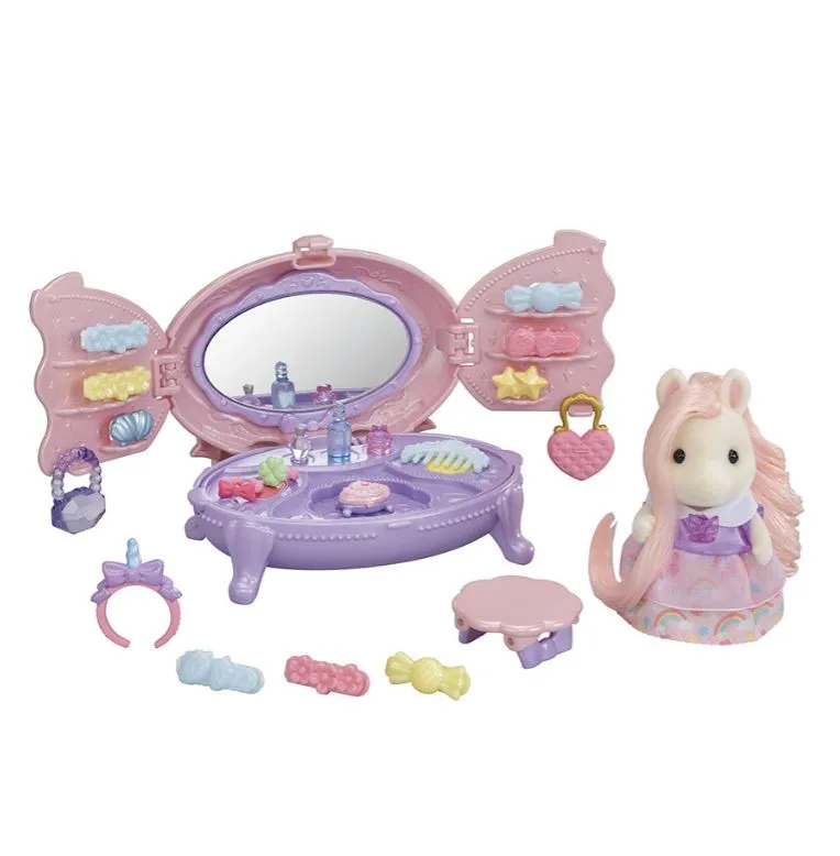 Sylvanian Families Pony's Vanity Dresser Set