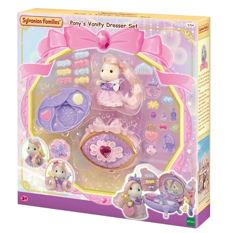 Sylvanian Families Pony's Vanity Dresser Set