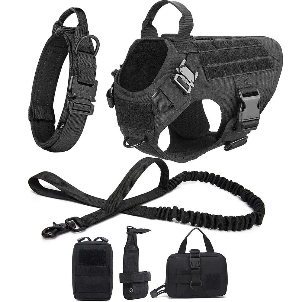 Tactial  Dog Harness ™ No Pull -Military Dog Harness for Training Service Dog