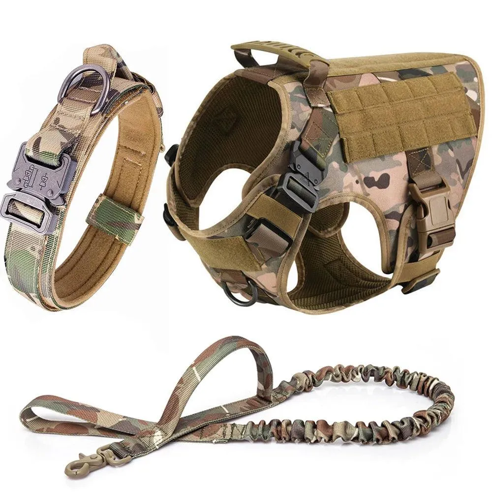 Tactial  Dog Harness ™ No Pull -Military Dog Harness for Training Service Dog