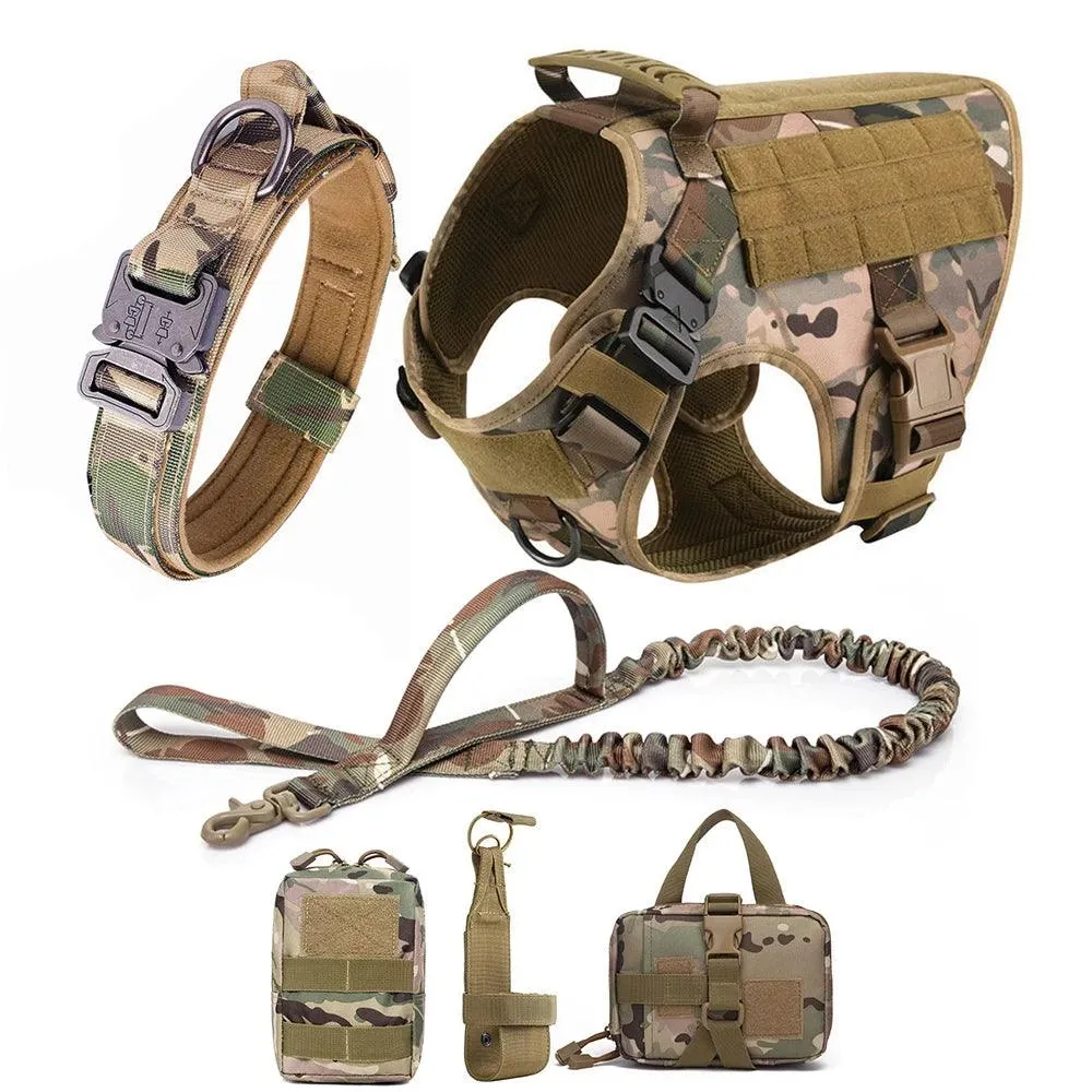 Tactial  Dog Harness ™ No Pull -Military Dog Harness for Training Service Dog