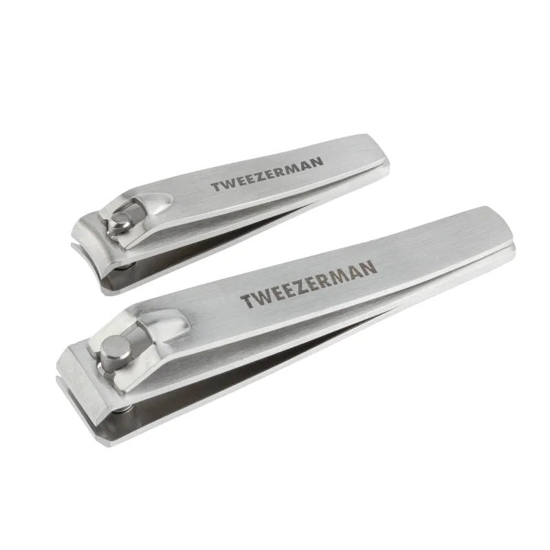 Tweezerman Stainless Steel Combo Fingernail and Toenail Clipper Set