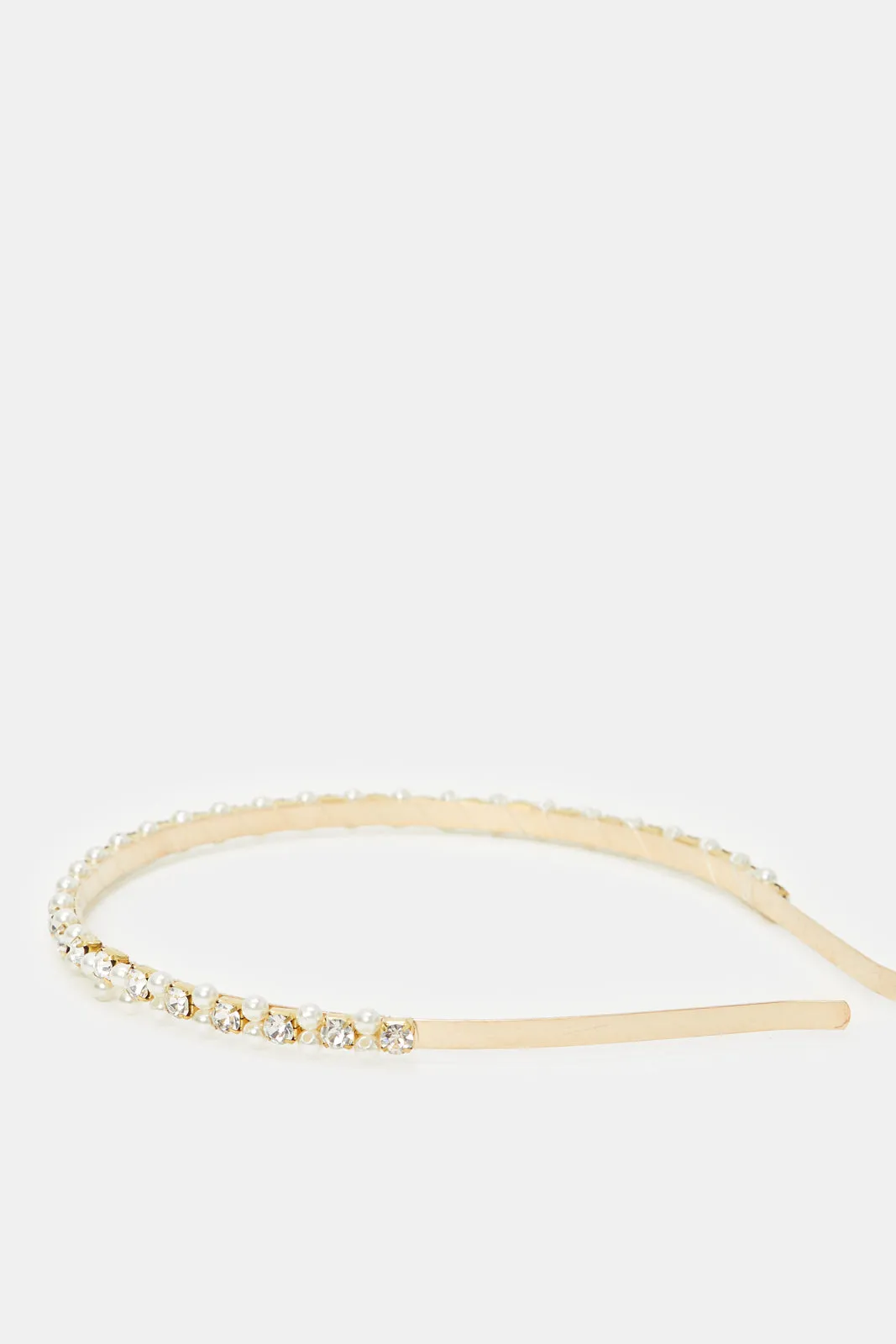 Women Gold Embellished Headband (1 Piece)